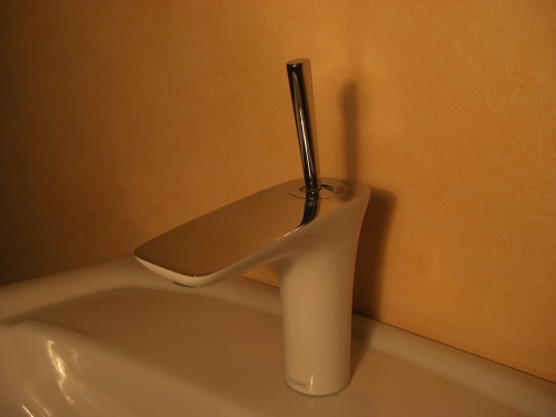 Hansgrohe PuraVida 15070 400 fehér/króm mosdócsaptelep (15070400)