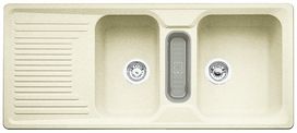 BLANCO CLASSIC 8S Silgranit mosogató (sand, #509181)