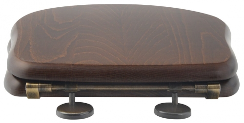 Sapho KERASAN RETRO WC-ülőke, dió/bronz 109340