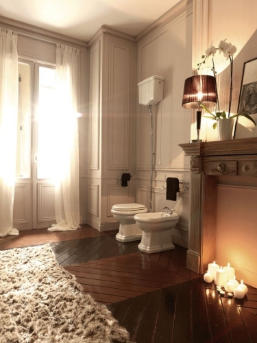 Sapho KERASAN RETRO alsó kifolyású álló WC, fehér 101001