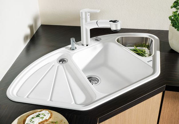 BLANCO DELTA Silgranit mosogató tartozékkal (jázmin, #508903)