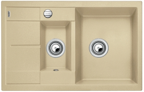 BLANCO METRA 6S COMPACT Silgranit mosogatótál dugókiemelővel, pezsgő 513938