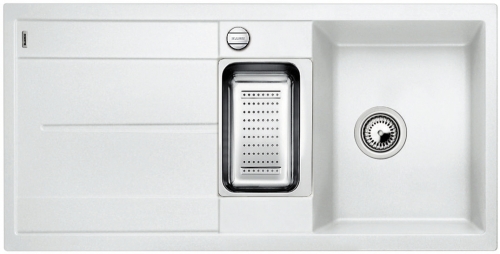 BLANCO METRA 6S Silgranit mosogatótál dugókiemelővel, tartozékkal, fehér 513046 (K)