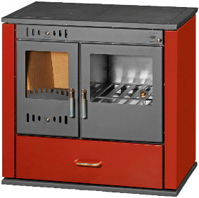 Radeco Cooker Victoria Lux-color légfűtéses kandallókályha