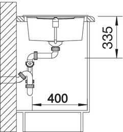 BLANCO METRA XL 6S Silgranit mosogató dugókiemelő nélkül, gyöngyszürke 520580
