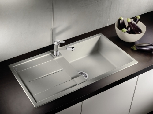 BLANCO METRA XL 6S Silgranit mosogató dugókiemelővel, gyöngyszürke 520581