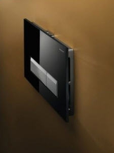 Geberit Sigma 40 115.600.xx.1 Nyomólap szagelszívó egység (fekete üveg, #115.600.SJ.1)