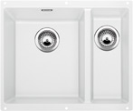 BLANCO SUBLINE 340/160-U Silgranit aláépíthető mosogató dugókiemelővel (alumetál, #513789)