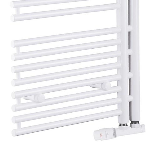 Radeco ATENA A2/T 50 design fürdőszobai csőradiátor (400 W, fehér, 680x500 mm)