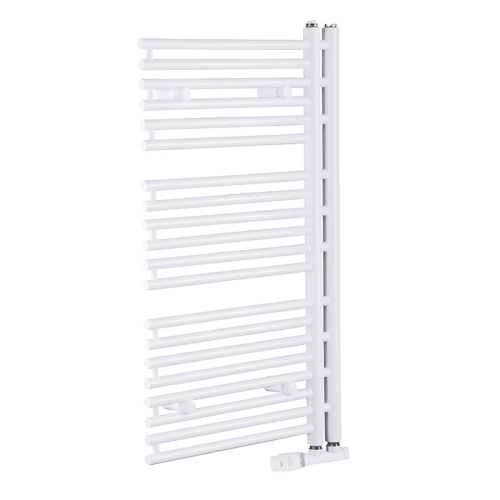 Radeco ATENA A3/T 50 design fürdőszobai csőradiátor (500 W, fehér, 870x500 mm)