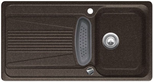 BLANCOVIVA 5S Silgranit mosogató dugókiemelővel (alumetál)