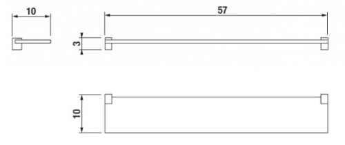 Jika Cubito üvegpolc H3853C20040001 (3.853C.2.004.000.1)