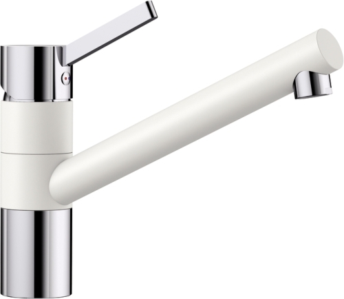 BLANCO TIVO Silgránit/króm álló mosogató csaptelep, fehér 517603
