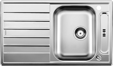 BLANCO LIVIT 45S CENTRIC 18/10 rozsdamentes mosogató 514790