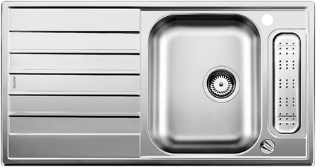 BLANCO LIVIT 5S CENTRIC 18/10 rozsdamentes mosogató 514791