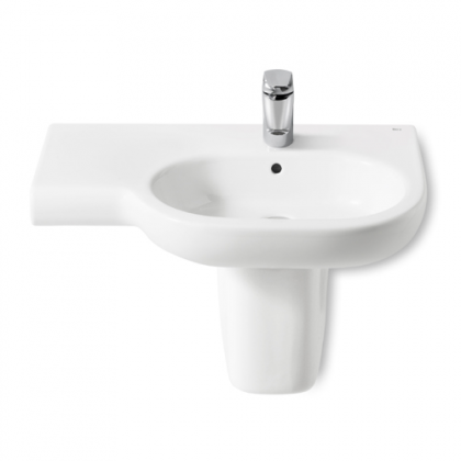 Roca Meridian 75x46 cm aszimmetrikus mosdó bal oldali pulttal 732724L000