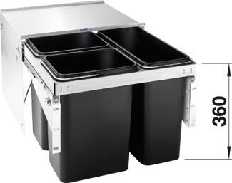 BLANCOSELECT LUXON 50/3 hulladéktároló