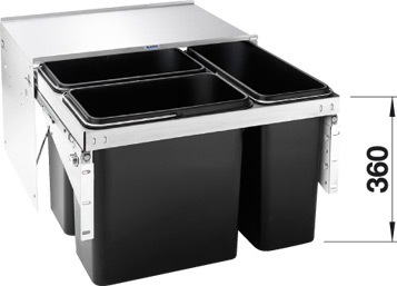 BLANCOSELECT LUXON 60/3 hulladéktároló (fedlap nélkül, #516571)