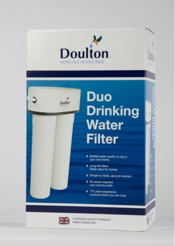 Doulton Hip Duo pult alá beépíthető kerámiabetétes víztisztító, lágyító előszűrővel