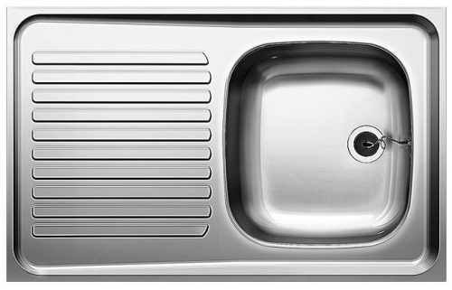 BLANCO R-ES 8X5 18/10 telitetős rozsdamentes mosogató 510499