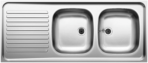 BLANCO R-ZS 12X5 18/10 telitetős rozsdamentes mosogató 510504