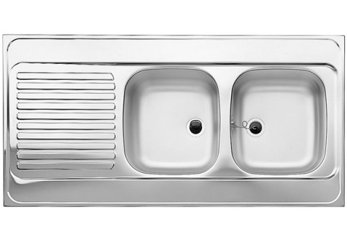 BLANCO R-ZS 12X6 18/10 telitetős rozsdamentes mosogató 510505