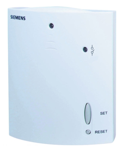 Siemens RDJ10RF/SET rádiófrekvenciás forgatógombos szobatermosztát