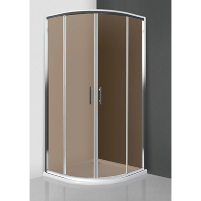 Roltechnik HGR2-Bronz negyedköríves zuhanykabin (Bronz, króm, 88,5-90 cm)