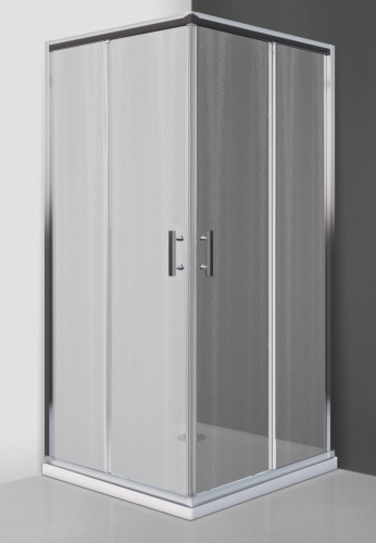 Roltechnik Sani Pro HGS2 szögletes zuhanykabin (77,5-80 cm, króm, Chinchilla, #223-8001000-00-03)
