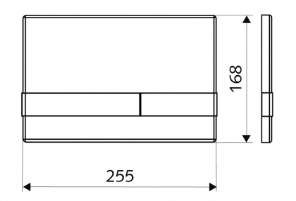 Schell Linear Eco WC-nyomólap (fehér, #032851599)