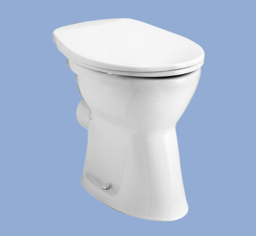 Alföldi Bázis hátsó kifolyású, laposöblítésű álló WC EasyPlus bevonattal 4030 00 R1 (403000R1)