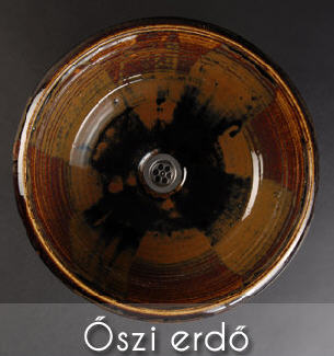 Mikerámia Őszi erdő kerámia mosdó (Őszi erdő, 40 cm)