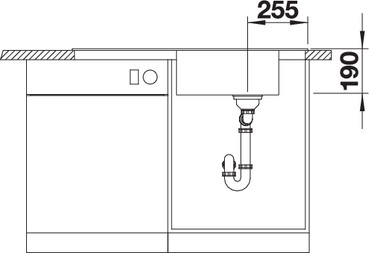 BLANCO MEVIT XL 6S Silgránit mosogató dugókiemelő nélkül (palaszürke, #518889)