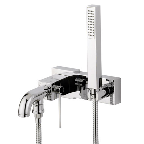 Nobili Cube fali kádcsaptelep és fix zuhanygarnitúra CB00510CR