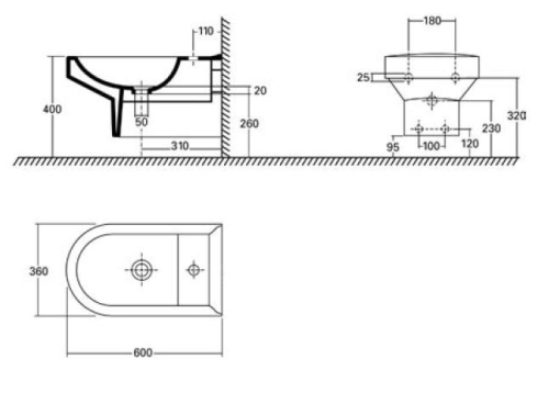 Kolo Quattro fali bide (K65110900)
