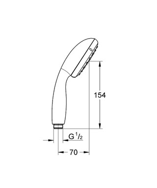 Grohe Tempesta II 27597 000 kézizuhany (27597000)