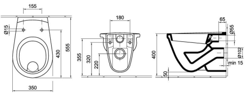 Grohe. Uniset 38642 001 falbaépíthető Wc öblítő tartály támasztólábbal Skate Cosmopolitan 38732 000 króm nyomólappal, Alföldi Saval 7068 19 01 laposöblítésű fali wc-vel