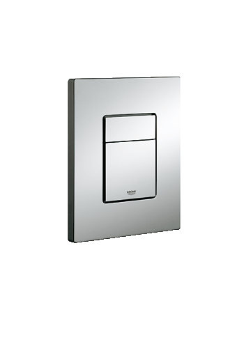 Grohe. Uniset 38642 001 falbaépíthető Wc öblítő tartály támasztólábbal Skate Cosmopolitan 38732 000 króm nyomólappal, Alföldi Saval 7068 19 01 laposöblítésű fali wc-vel