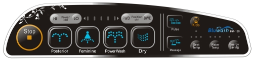 BluWash® BW-103 automata elektromos luxus bidé