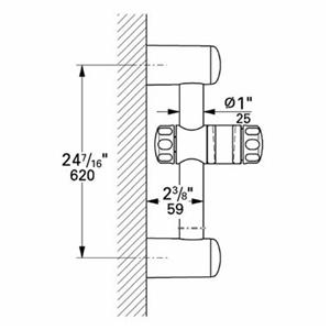 Grohe Relaxa Plus 28666000 zuhanyrúd 60CM (28666 000)