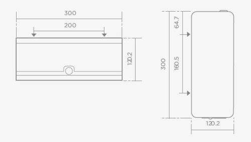 Teka IC307 rozsdamentes acél szeméttartó egészségügyi betétekhez 763070200