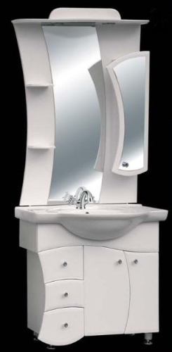 Guido Trend 85 fürdőszobabútor (medium walnut)