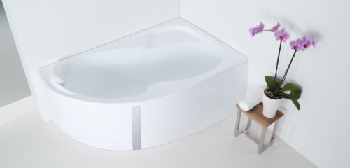 MyLine Spa Palma aszimmetrikus előlapos kádszett (160x105 cm, előlapos / balos)
