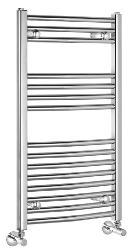 Sapho ALYA 450x800mm íves fürdőszobai radiátor, króm 1110-01