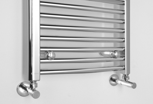 Sapho ALYA 450x800mm íves fürdőszobai radiátor, króm 1110-01