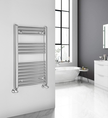 Sapho ALYA 450x800mm íves fürdőszobai radiátor, króm 1110-01