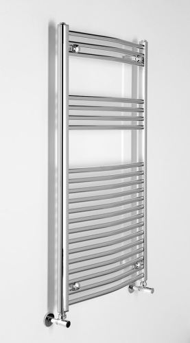 Sapho ALYA 600x1118mm íves fürdőszobai radiátor, króm 1110-10