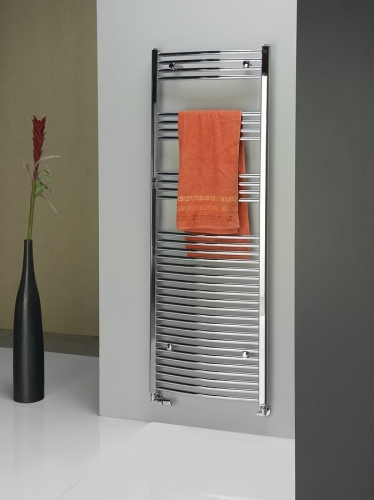 Sapho ALYA 600x1760mm íves fürdőszobai radiátor, króm 1110-12