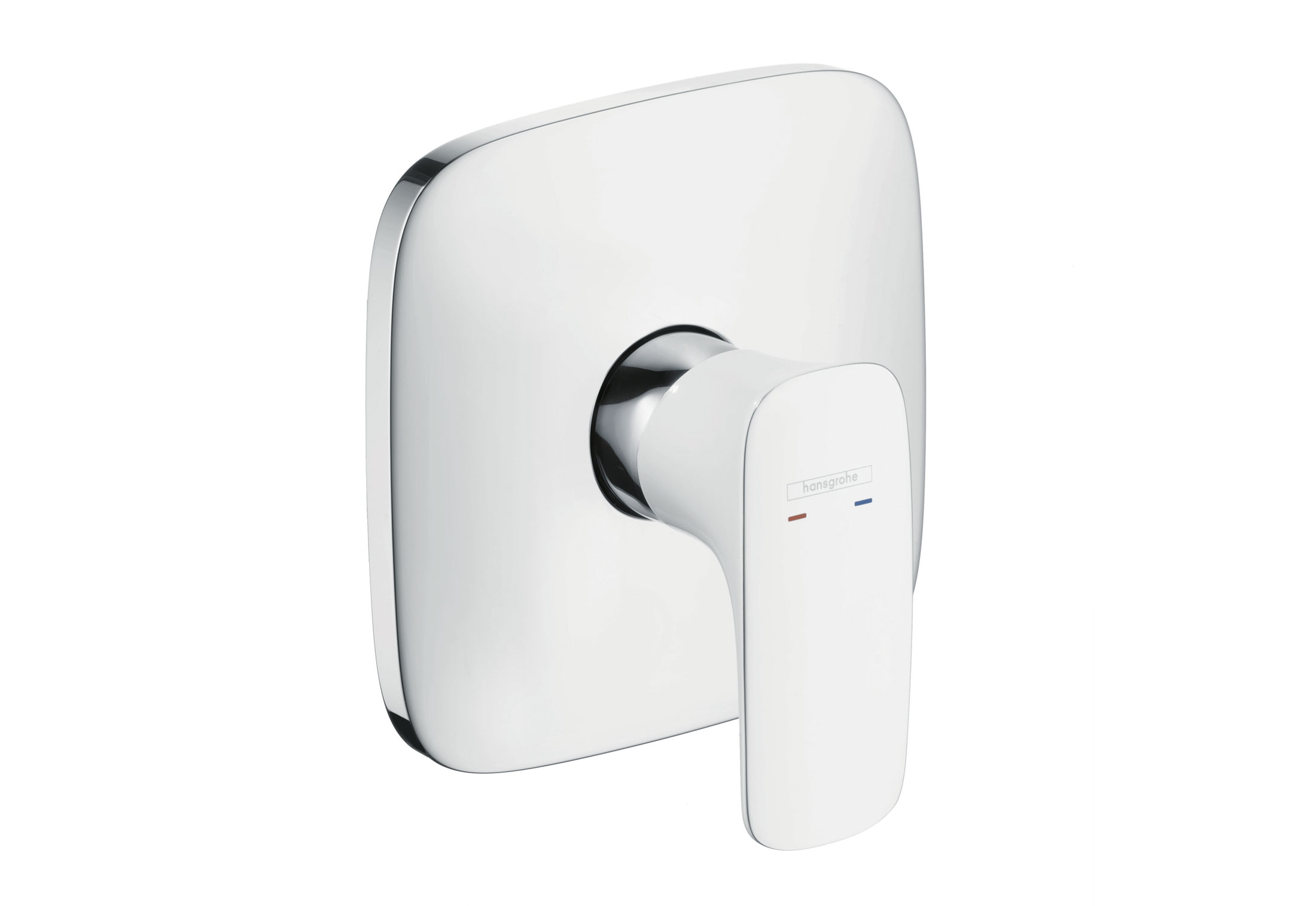 Hansgrohe PuraVida Falsík alatti fehér/króm zuhany csaptelep külső rész (15665400)