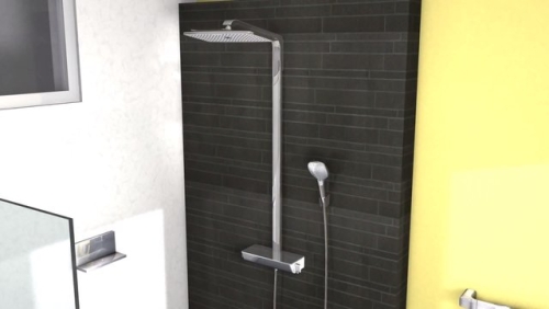 Hansgrohe Raindance Select 360 Showerpipe  zuhanyrendszer, króm 27112 000 (27112000)